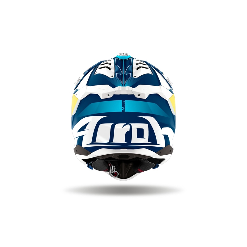 Airoh Aviator 3 Saber kaciga za motokros, mat plava