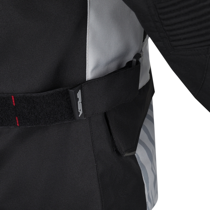 RSA Dakar 2 motociklistička jakna crno-sivo-crvena