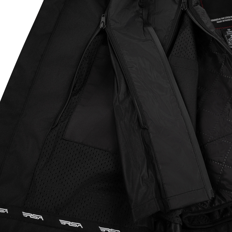 RSA Dakar 2 motociklistička jakna crno-sivo-crvena