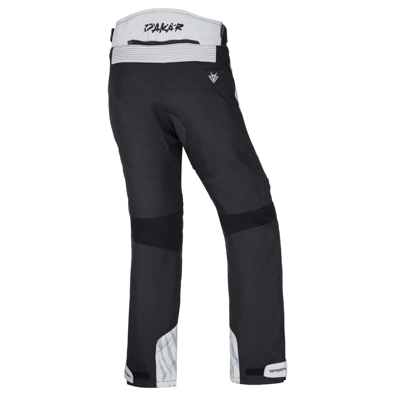 Ženske motorističke hlače RSA Dakar 2 crno-sive
