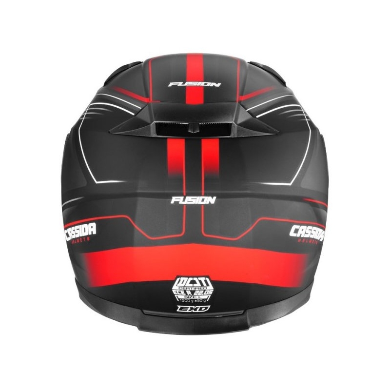 Motociklistička kaciga Cassida Apex Fusion Black-Fluo Red rasprodaja