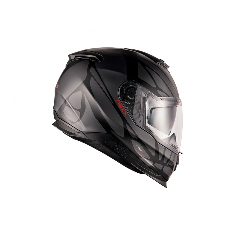 Integralna motociklistička kaciga Nexx Y.100 B-SIDE crno-siva rasprodaja