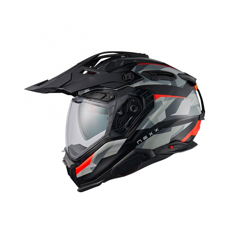 Enduro moto kaciga Nexx X.WED3 Trailmania sivo-crvena rasprodaja