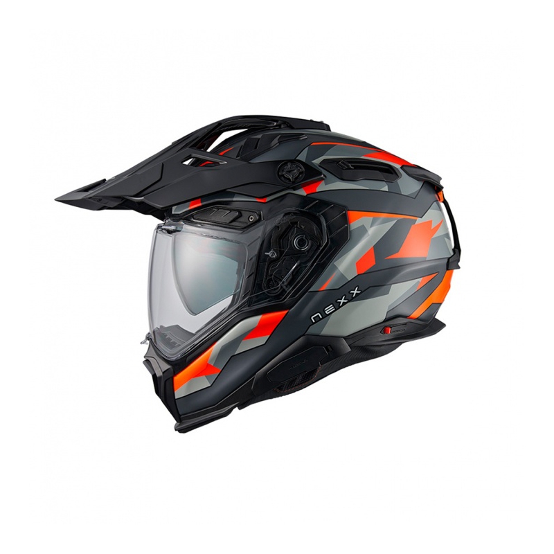 Enduro moto kaciga Nexx X.WED3 Trailmania sivo-narančasta rasprodaja