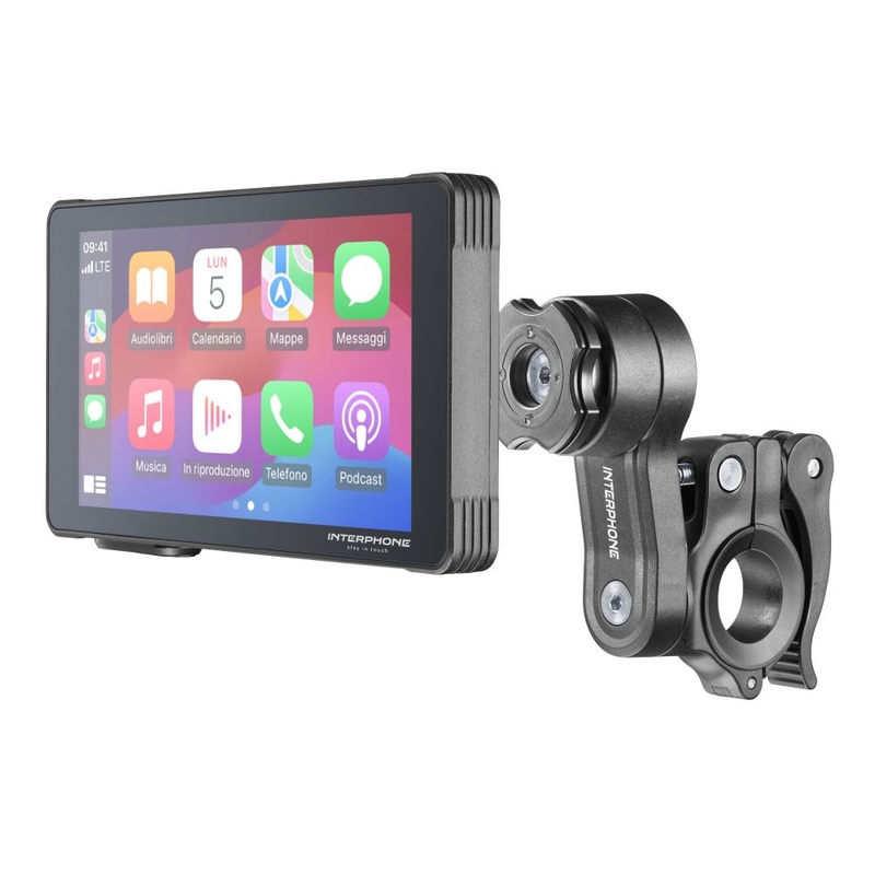 Interphone RIDESYNC Apple CarPlay i Android Auto zaslon za motocikle