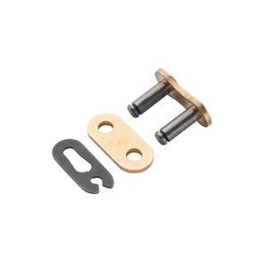Závlačková spojka řetězu D.I.D Chain 520DZ2 SDH RJ Zlatá/Černá