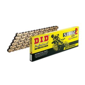 Motokrosový závodní řetěz D.I.D Chain 520DZ2 SDH 1920 článků Zlatá/Černá