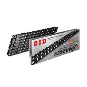 ZVM-X série X-Kroužkový řetěz D.I.D Chain 525ZVM-X2 124 L Black/Black