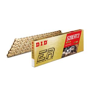 Motokrosový řetěz D.I.D Chain 520ER-T3 SDH 1920 článků Zlatá/Zlatá
