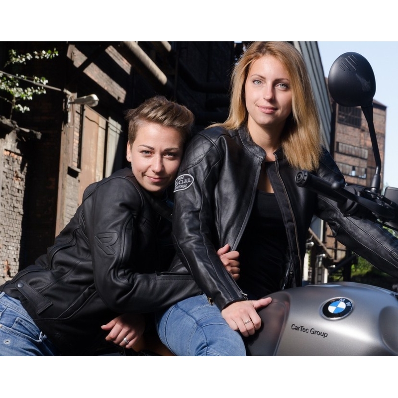 Ženske motorističke jakne Tschul 635 crne boje rasprodaja