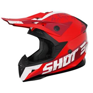 Shot Pulse Airfit dječja motocross kaciga sjajna crvena rasprodaja