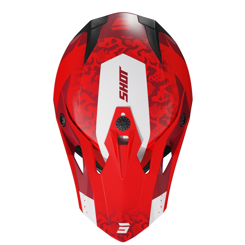 Shot Pulse Airfit dječja motocross kaciga sjajna crvena rasprodaja