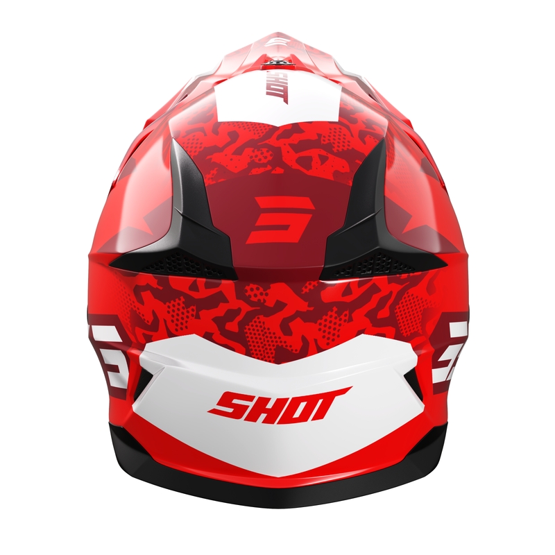Shot Pulse Airfit dječja motocross kaciga sjajna crvena rasprodaja