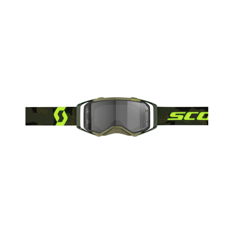 Scott Prospect LS kaki-fluo žuto-svijetlo sive motocross naočale