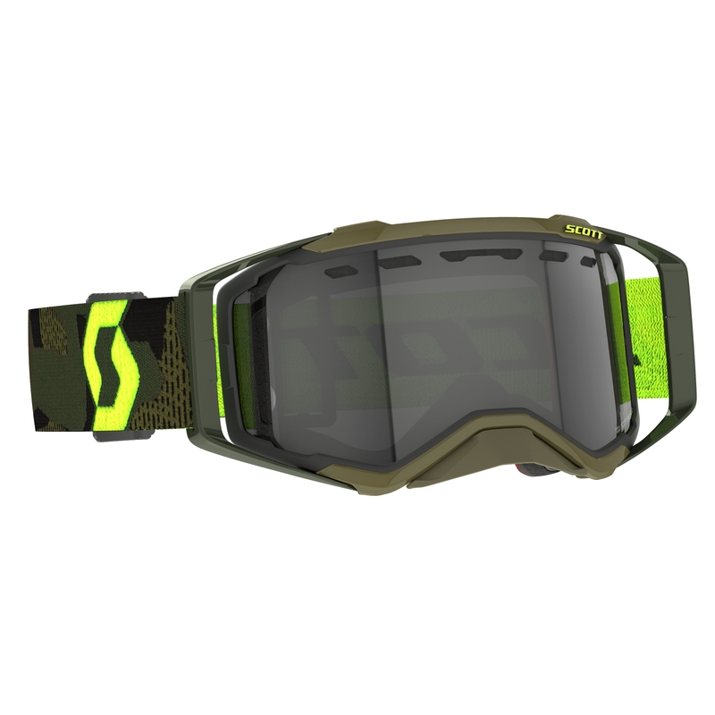 Motocross naočale Scott Prospect Enduro LS kaki-fluo žuto-sive