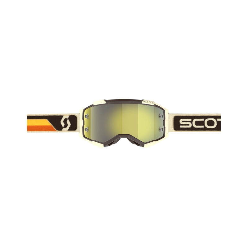 Motocross naočale Scott Fury CH smeđe-bež-žute