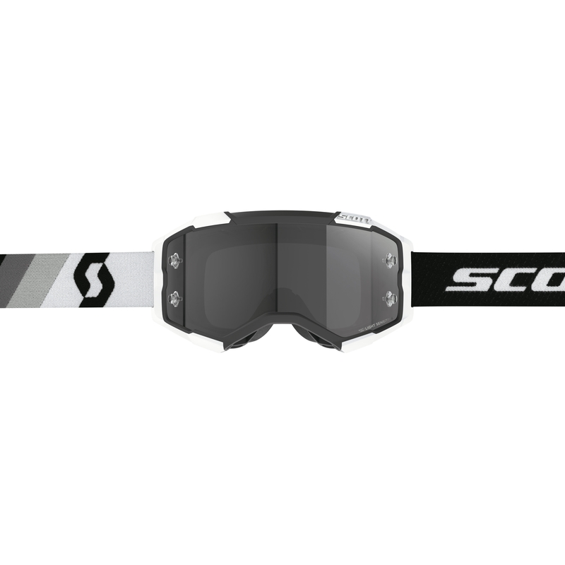 Motocross naočale Scott Fury LS Premium crno-bijelo-sive