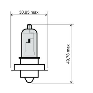 Žárovka RMS 12V 15W, P26S (10pcs) bílá