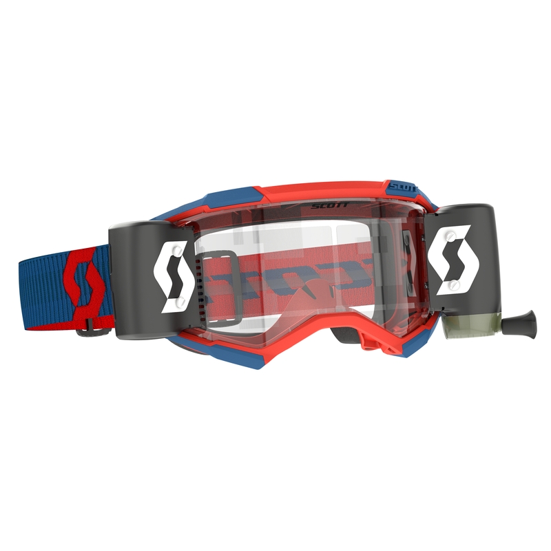 Motocross naočale Scott Fury WFS plavo-fluo crvene