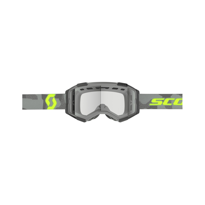 Motocross naočale Scott Fury Enduro sivo-fluo žute