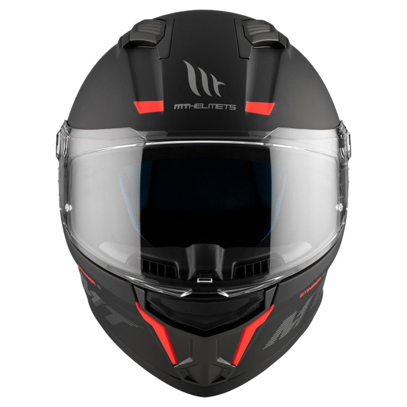 Integralna motociklistička kaciga MT Stinger 2, jednobojna crna mat