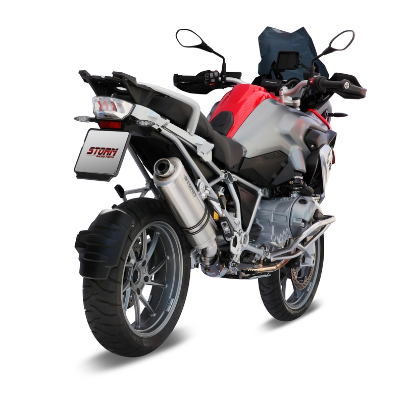 Koncovka výfuku STORM OVAL Nerez