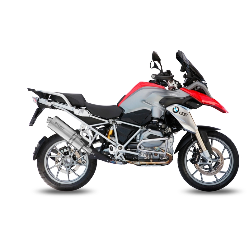 Koncovka výfuku STORM OVAL Nerez