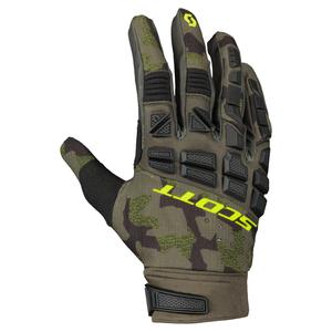 SCOTT X-PLORE PRO motociklističke rukavice vojno-zeleno-žute