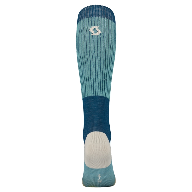 SCOTT Merino blue-mint čarape