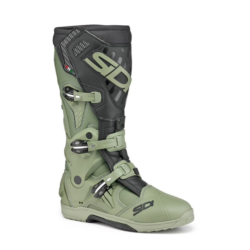 SiDi Crossair motociklističke čizme zeleno-crne