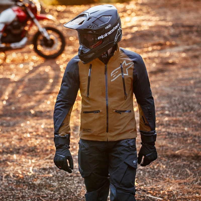 Alpinestars Hyde XT Drystar XF motociklistička jakna pješčano crna