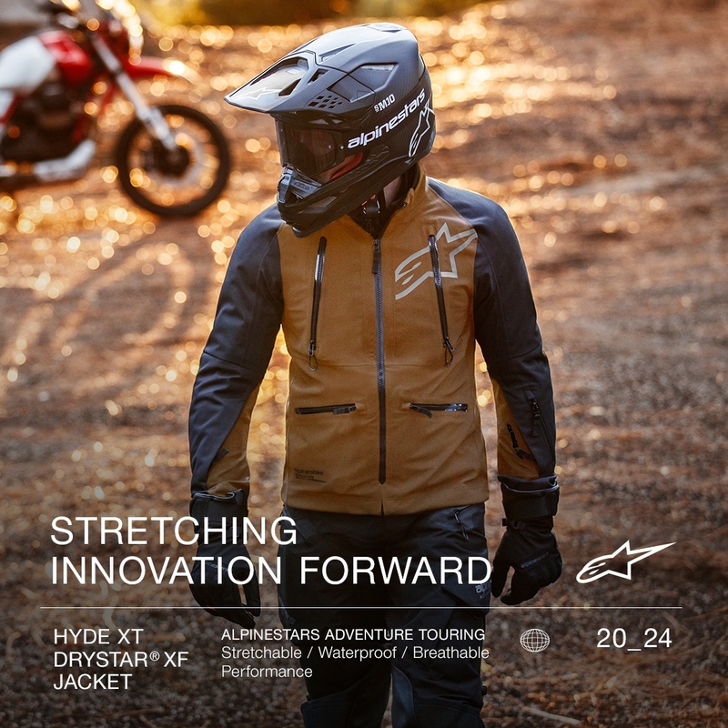 Alpinestars Hyde XT Drystar XF motociklistička jakna pješčano crna