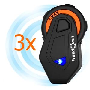Set od 3 Bluetooth interfona T-MAX