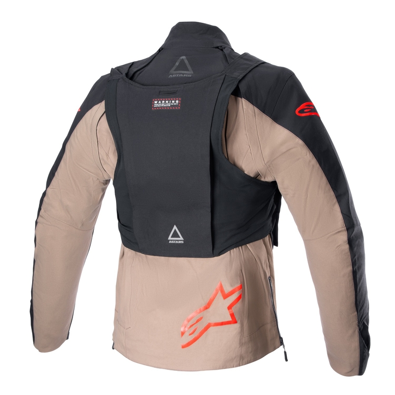 Alpinestars Techdura motoristička jakna crno-smeđa
