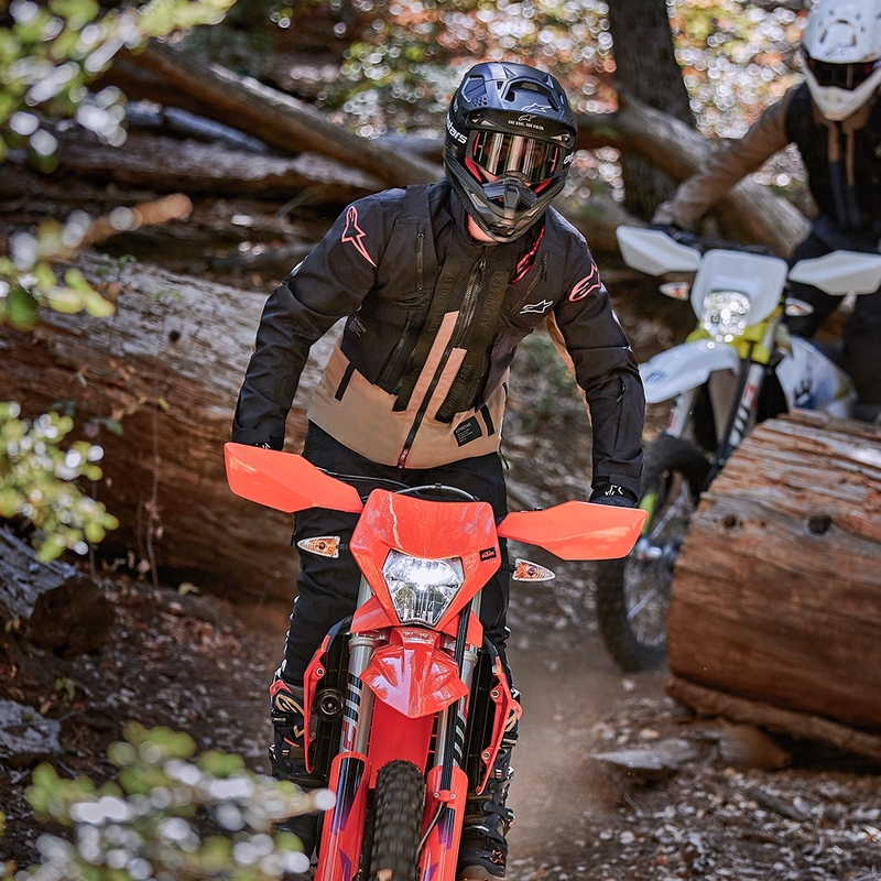 Alpinestars Techdura motoristička jakna crno-smeđa