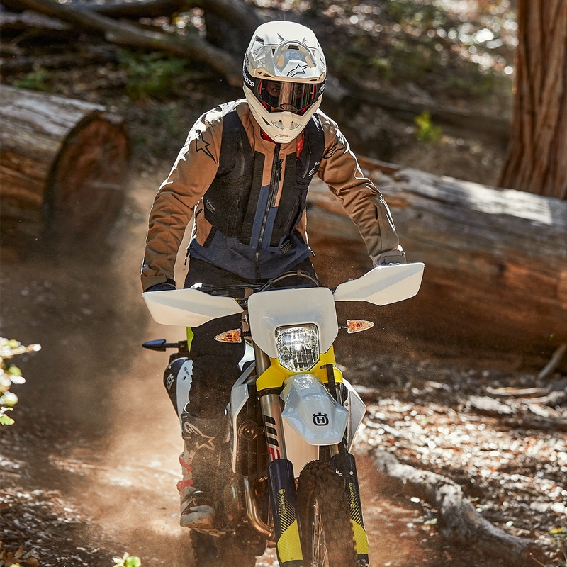 Alpinestars Techdura motoristička jakna crno-smeđa