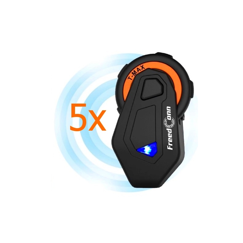 Set od 5 Bluetooth interfona T-MAX