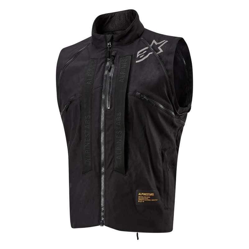 Alpinestars Techdura motoristička jakna crno-smeđa-tamno plava