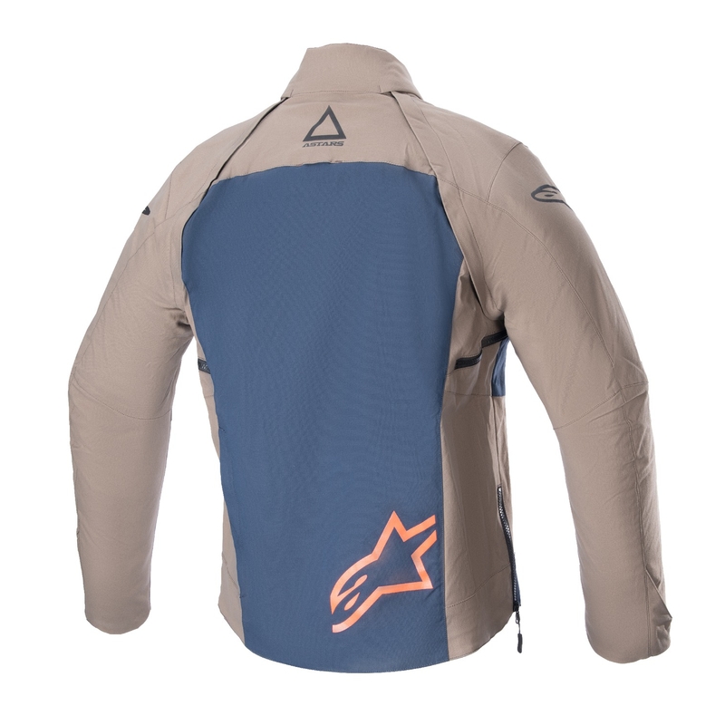 Alpinestars Techdura motoristička jakna crno-smeđa-tamno plava