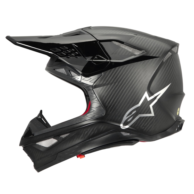 Motocross kaciga Alpinestars Supertech S-M10 Fame sjajna/mat karbon