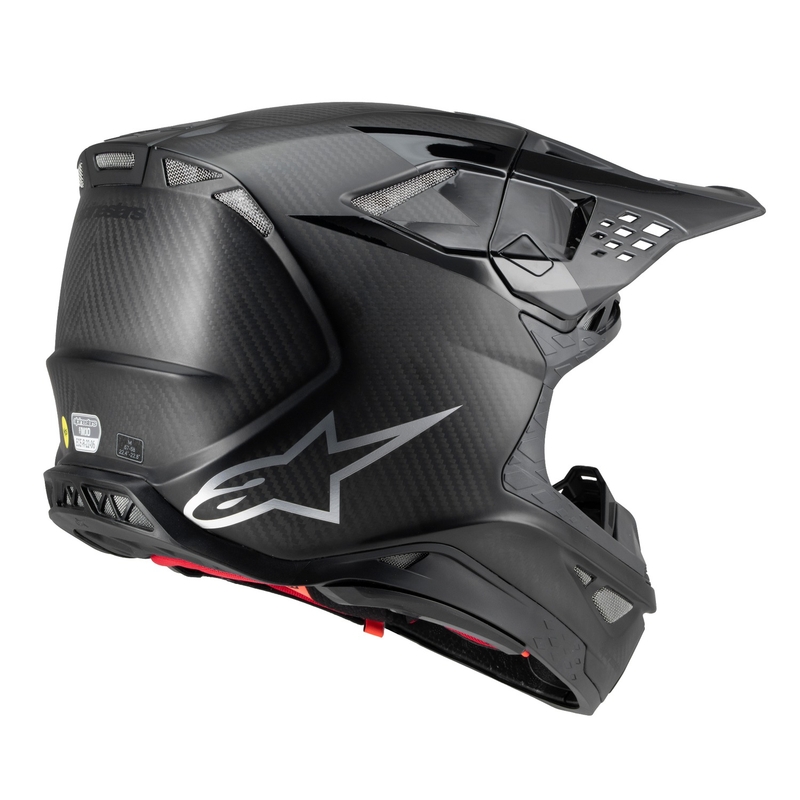 Motocross kaciga Alpinestars Supertech S-M10 Fame sjajna/mat karbon
