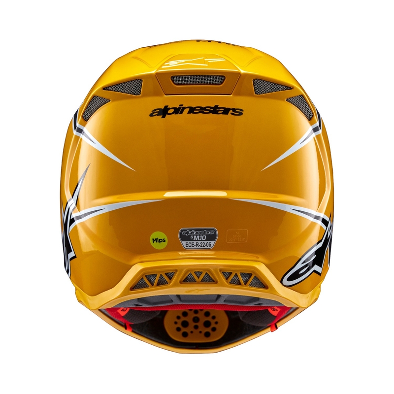 Alpinestars Supertech S-M10 Ampress motocross kaciga crno-žuta