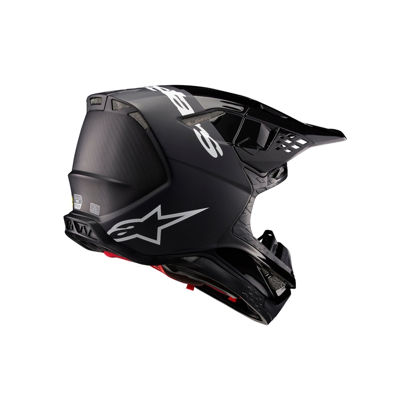 Alpinestars Supertech S-M10 Flood Motocross kaciga crno-tamno siva
