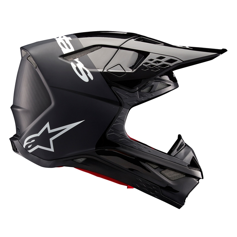 Alpinestars Supertech S-M10 Flood Motocross kaciga crno-tamno siva