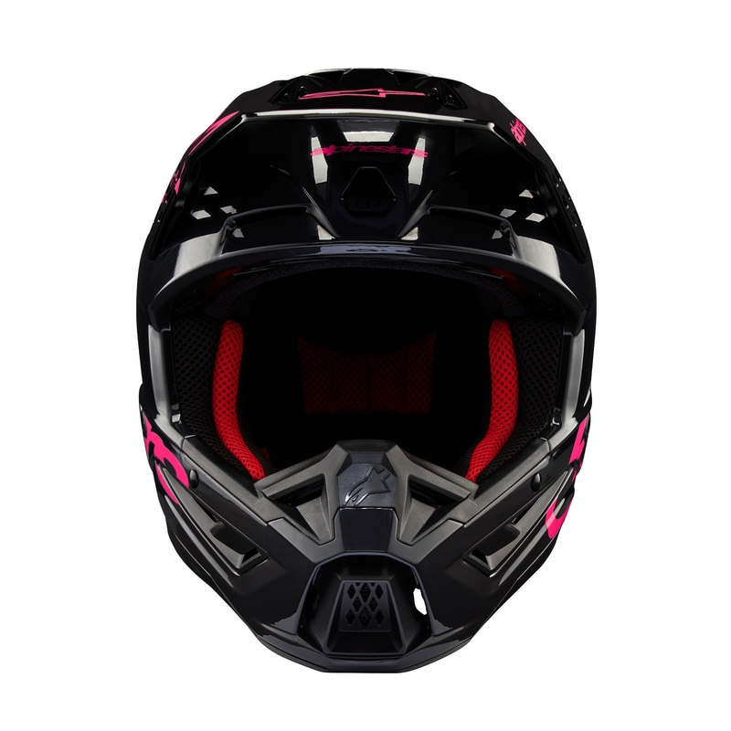 Alpinestars S-M5 Corp motokros kaciga crno-ružičasta