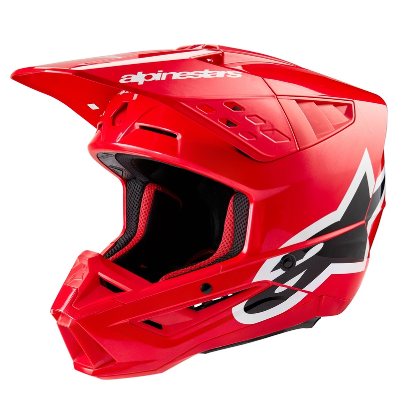 Alpinestars S-M5 Corp motokros kaciga crvena