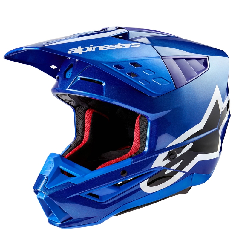 Alpinestars S-M5 Corp motocross kaciga plava