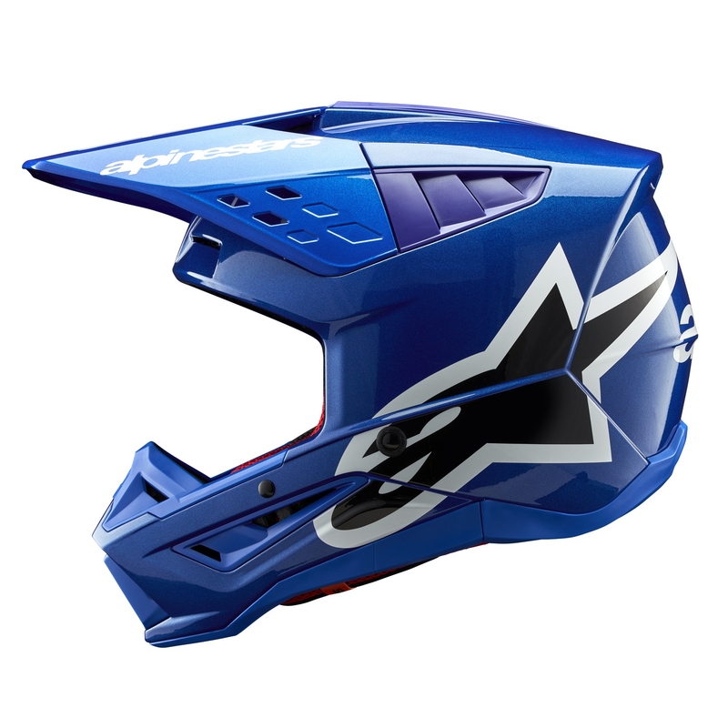 Alpinestars S-M5 Corp motocross kaciga plava