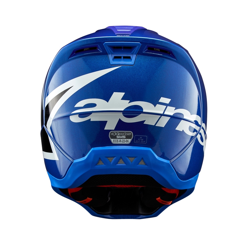 Alpinestars S-M5 Corp motocross kaciga plava