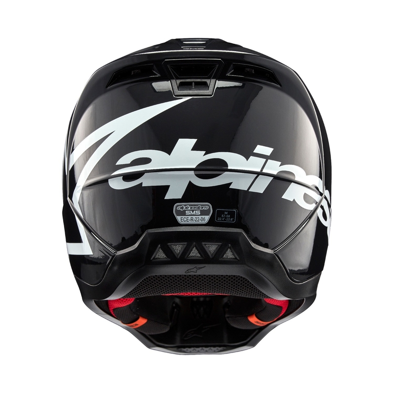 Alpinestars S-M5 Corp Motocross kaciga tamno siva